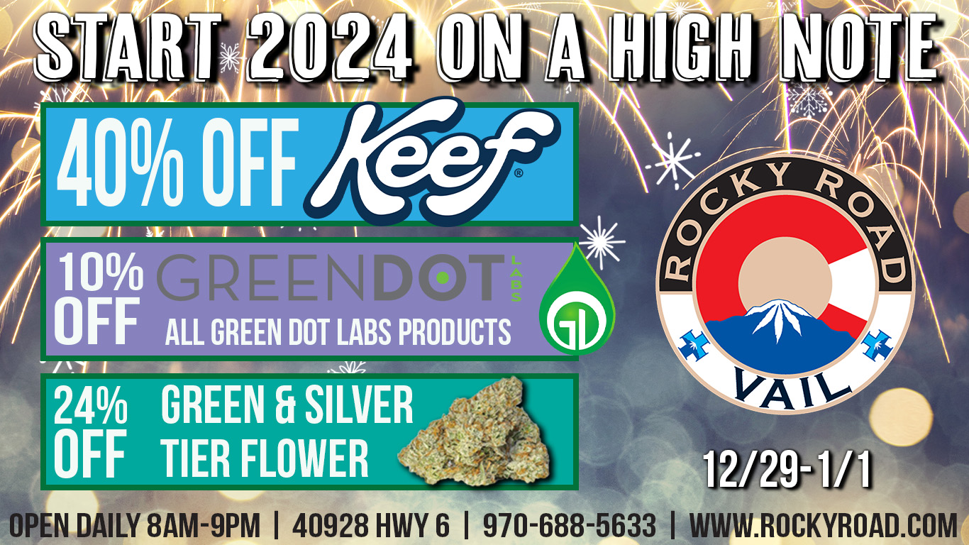 New Years Deals! at Rocky Road Dispensary CO