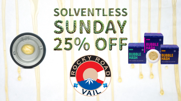 Solventless Sunday 25% OFF