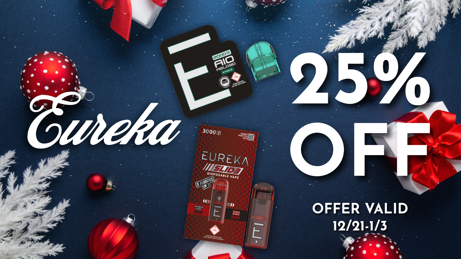Eureka 25% OFF