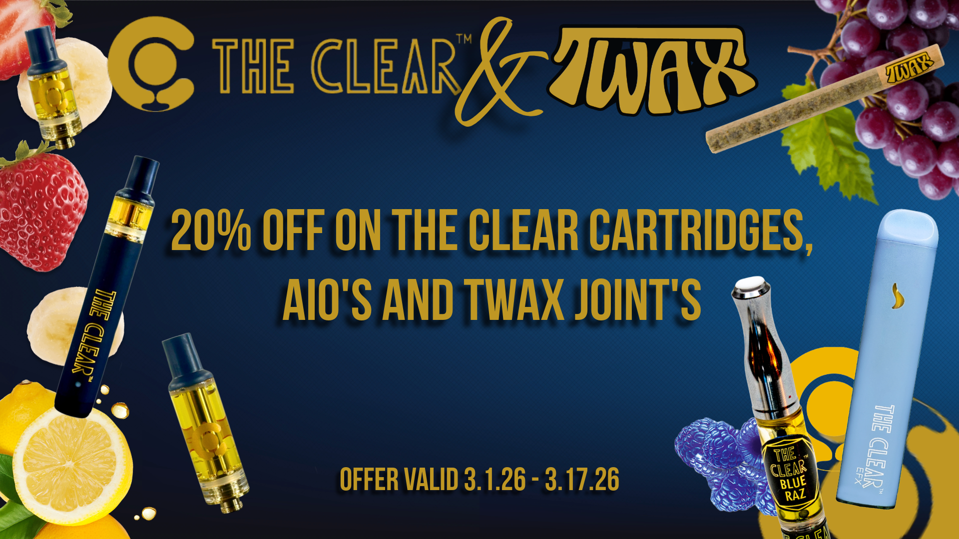 The Clear 20% OFF